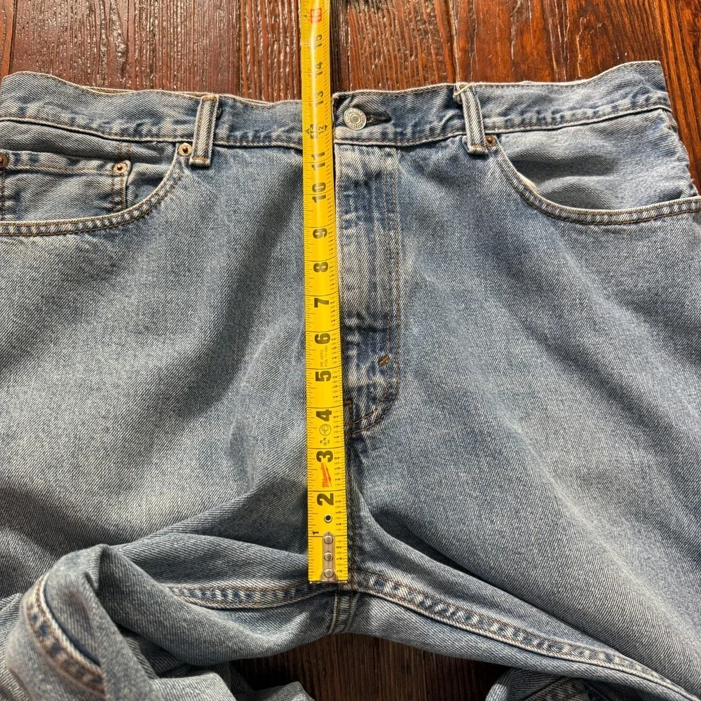 Vintage Levis 560 Jeans Mens 38x32 Blue Loose Fit Tapered Distress‎ Fade 90s Y2K